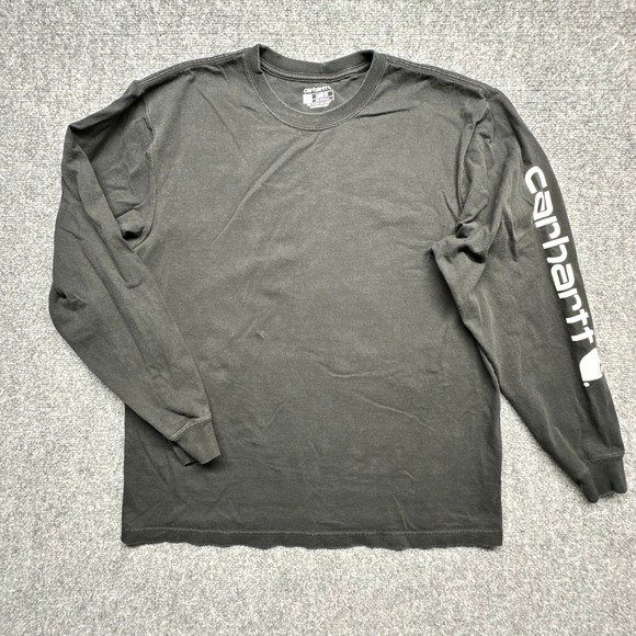 Carhartt Other - Carhartt Mens Loose Fit Long Sleeve Graphic T-Shirt Black K231 Large